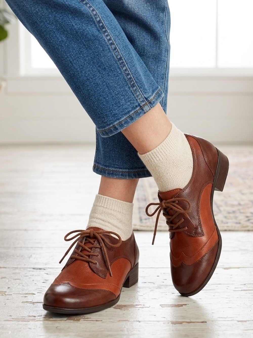 Naturalizer Burgundy Leather Slip-On Loafer